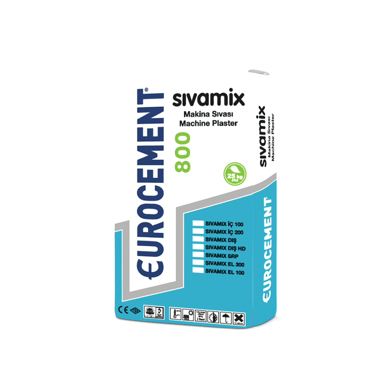 SıvaMiX 800 Eurocement SıvaMiX 800 İnce El Sıvası - Görsel 1